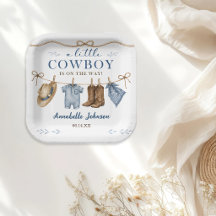 Een Kleine Cowboy Baby Shower Jongen