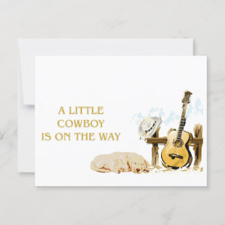 Een Kleine Cowboy Is Op Komst Ansichtkaart Briefkaart