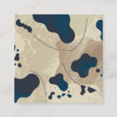 Een kleine cowboy is op weg naar het Baby shower Informatiekaartje (Achterkant)