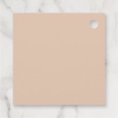 Een kleine cowboy Western Baby shower Bedankjes Labels (Achterkant)