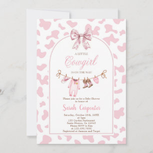 Een kleine Cowgirl Baby Shower Meisje Kaart