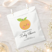 Een kleine Cutie is een Girl Favor Bag Bedankzakje (Geknipt)