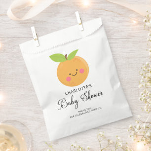 Een kleine Cutie is een Girl Favor Bag Bedankzakje