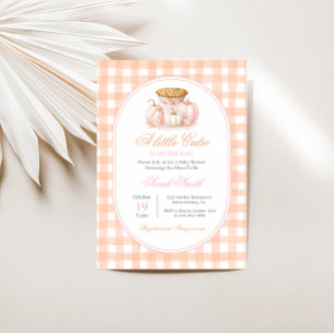 Een kleine Cutie Pie Baby shower meisje Kaart