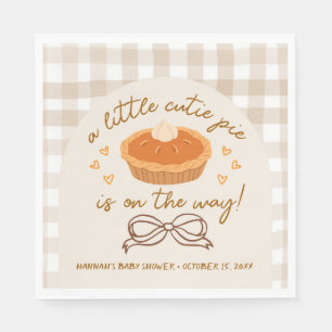 Een kleine Cutie Pie is onderweg Servet