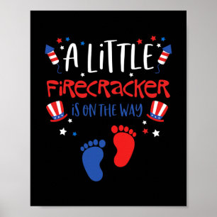 Een kleine Firecracker is onderweg op 4 juli Poster