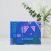 Een kleine kamer in Venetië door Paul Klee, Abstra Briefkaart (Staand voorkant)