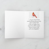 Een kleine kardinaal persoonlijkheid Verjaardag Fu Kaart (Binnen)