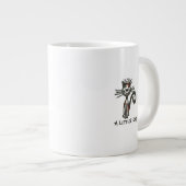 Een kleine kat extra grote beker (Voorkant rechts)