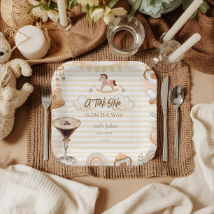 Een Kleine Komt Achter De Weg Espresso Martini Bab Papieren Bordje