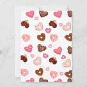 Een kleine liefje valentijn doneert baby shower kaart (Achterkant)