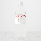 Een kleine lieverd Coquette boog Waterfles Etiket (Achterkant)