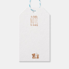 Een kleine opmerking voor Baby Sticker Inside Book Cadeaulabel