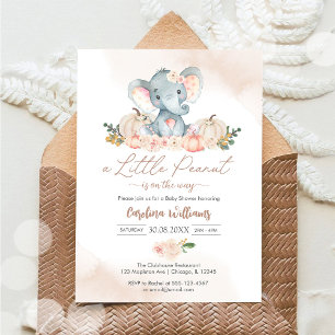 Een Kleine Pinda Baby Shower Uitnodiging