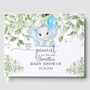 Een kleine pinda is onderweg Baby shower Gastenboek