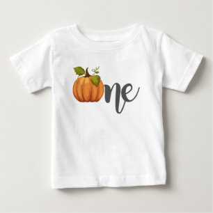 Een kleine pompoen 1e verjaardag halloween