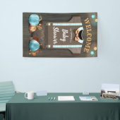 Een kleine pompoen | BABY SHOWER | Baby Boy Banner (Beurs)