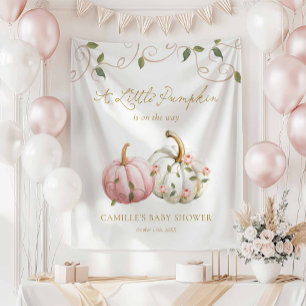 Een Kleine Pompoen Feest Banner Wandkleed