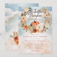 Een kleine pompoen | Virtueel Baby shower van Flor
