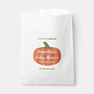 Een kleine pompoenherfst Herfst Baby shower Bedankzakje