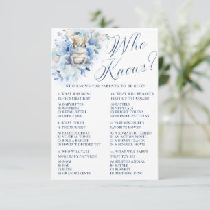 Een kleine Prince Royal Blue Shower, wie weet? Kaart