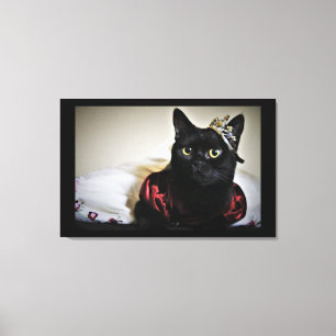 Een kleine prinses canvas afdruk