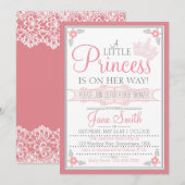 Een kleine prinses is onderweg kaart (Voorkant / Achterkant)