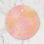 Een kleine Ray van Sunshine Girl Baby shower Bedankjes Labels (Achterkant)