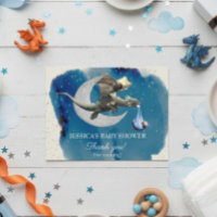 Een Kleine Ridder Draak Baby Shower Dank je