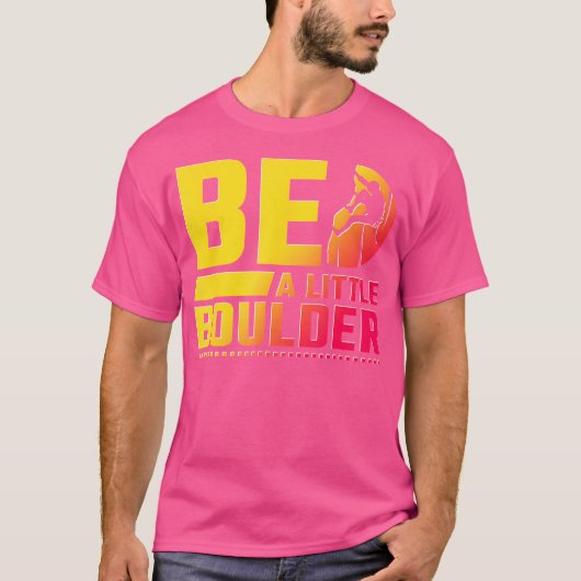 Een kleine rotsrok zijn t-shirt (Voorkant)