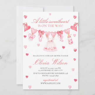 Een kleine schat Baby Shower Uitnodiging