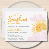 Een kleine straal van Sunshine Girl's Baby shower