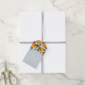 Een kleine stropdas is onderweg Baby shower Cadeaulabel (Met Touw)