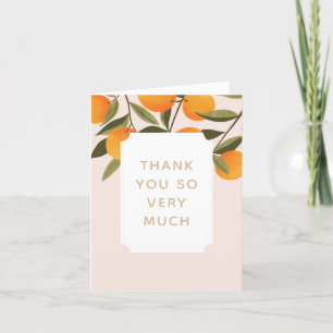 Een kleine stropdas is op Way Girl Baby shower Bedankkaart