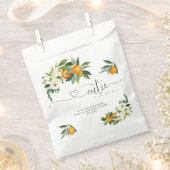 Een kleine stropdas is op weg naar een Oranje plei Bedankzakje (Geknipt)