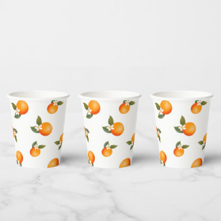 Een kleine stropdas is op weg naar Oranje Baby sho Papieren Bekers