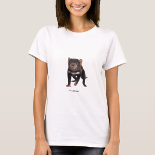 Een kleine Tasmaanse duivel joey T shirt