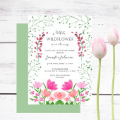 Een kleine uitnodiging tot het Baby shower van wil