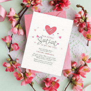 Een kleine Valentijnsdag-babyborrel Kaart