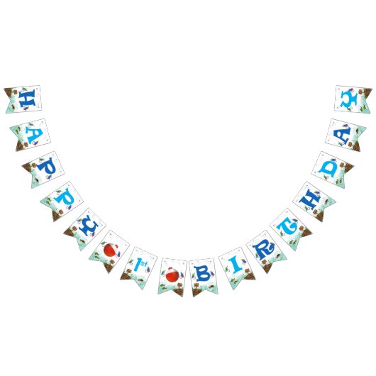 Een kleine visser die op zondag Vist Vlaggetjes (Alle)