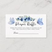 Een kleine vlinderblauwe druppelaar informatiekaartje (Voorkant)