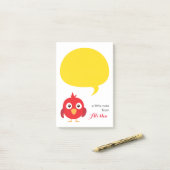 een kleine vogel vertelde me | post-it nota's post-it® notes (Op bureau)