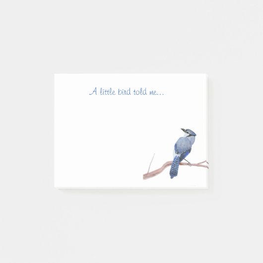 Een kleine vogel vertelde me post-it® notes (Voorkant)