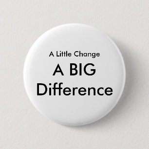 Een kleine wijziging ronde button 5,7 cm