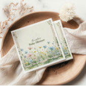 Een kleine wilde bloem meisje Baby shower I Servet