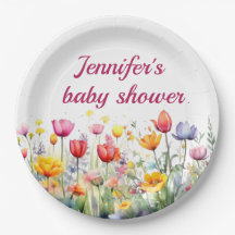 Een kleine Wildflower Baby Meisje baby shower