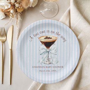 Een kleintje is onderweg Baby Shower  Papieren Bordje