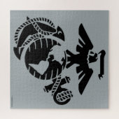 Eén kleur EGA - zwart Legpuzzel (Horizontaal)