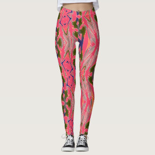 Een kleurrijk abstract patroon "Ratti_Creative_Art Leggings