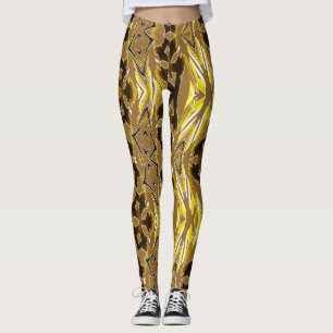 Een kleurrijk abstract patroon "Ratti_Creative_Art Leggings